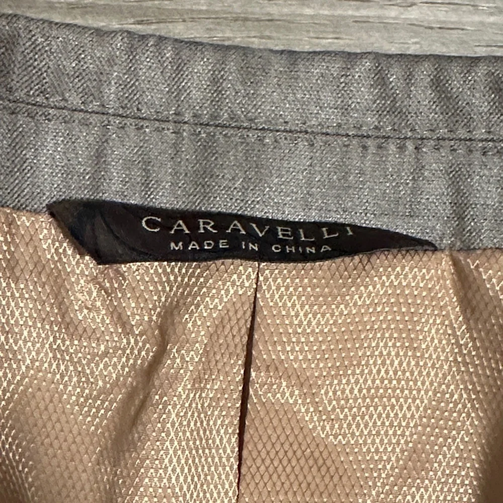 Caravelli Slim Fit Blazer Men's Tan Sport Coat Suit Jacket 40R